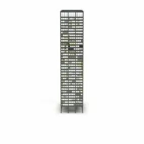 Office Building Night 3d model
