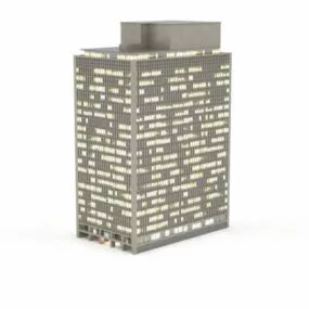 Office Building Evening 3d model