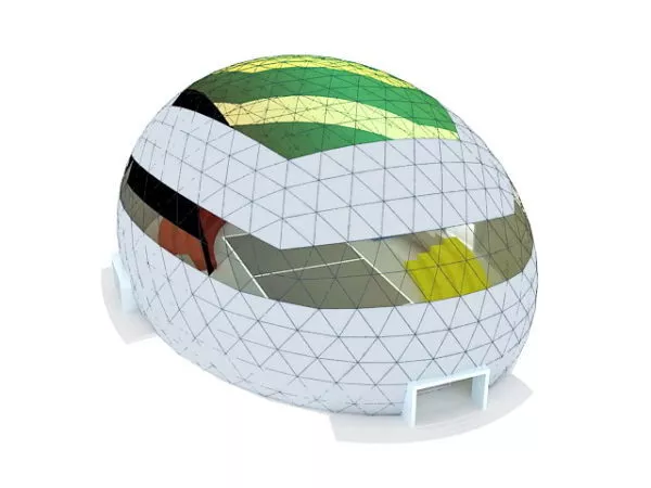University Soccer Stadium 3d model
