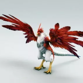 Cockatrice Beast 3d model