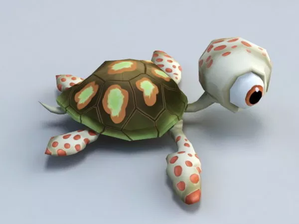 Cartoon Ninja Turtle 3d model