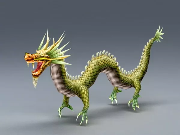 Ancient Chinese Dragon 3d model Ancient Chinese Dragon 3d model
