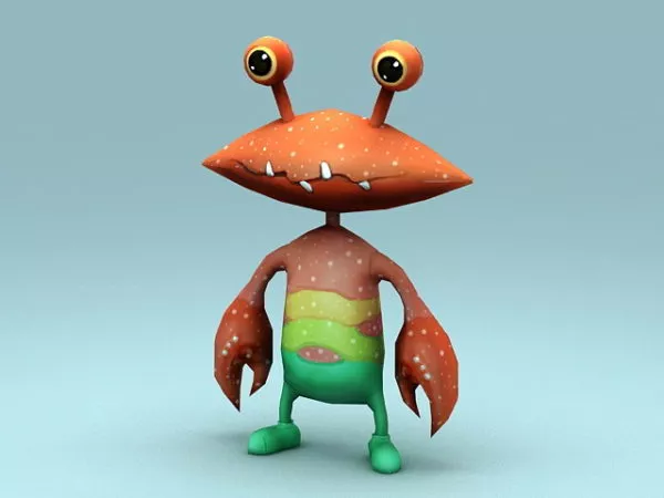 Realistic Sea Crab 3d model