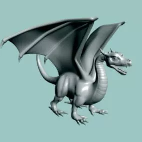 European Dragon 3d model