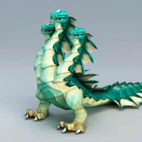 Three Headed Hydra 3d model