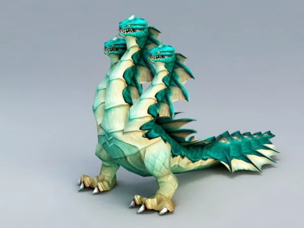 Brown Snake Crawling 3d model