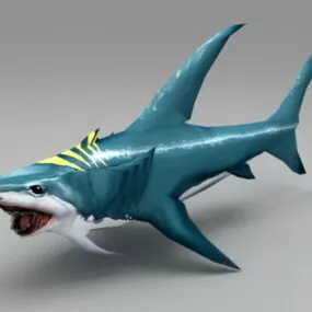 Blue Shark 3d model