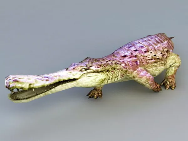 Realistic Crocodile Monster 3d model