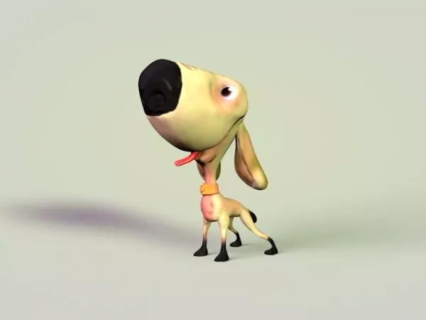 Realistic Bulldog 3d model