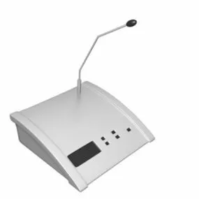 Desktop Microphone 3d model