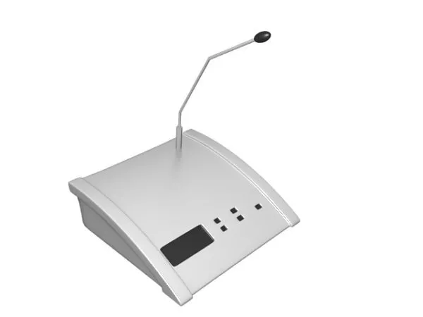 Desktop Microphone 3d model Desktop Microphone 3d model
