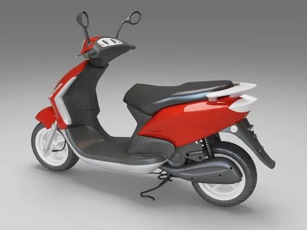 Sh Motor Scooter 3d model