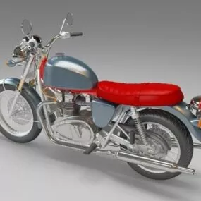 Sport Touring Motorcycle 3d model