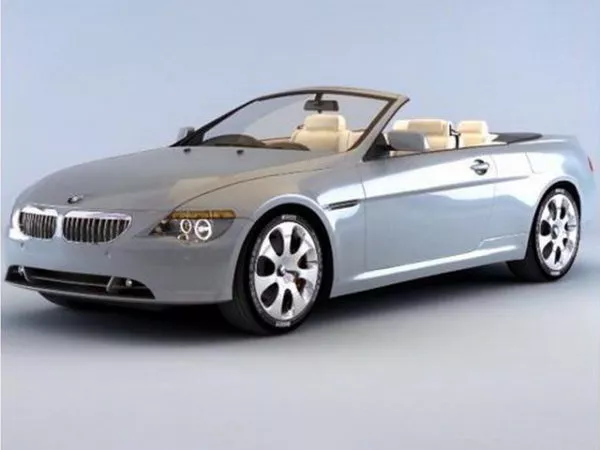 Bmw 6 Convertible 3d model Bmw 6 Convertible 3d model