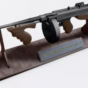 Tommy Gun 3d model