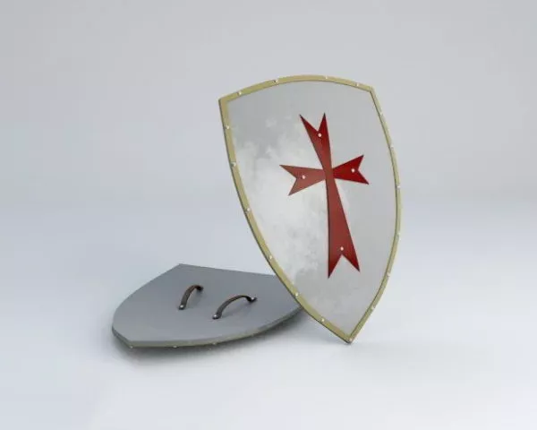 Crusader Shield 3d model Crusader Shield 3d model