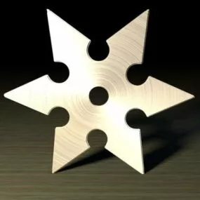 Ninja Throwing Star 3d model