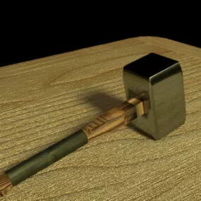 War Hammer Weapon 3d model