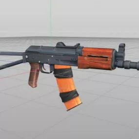 Aks-74u Automatic Carbine 3d model