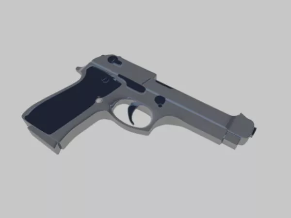 Scifi Flintlock Pistol 3d model