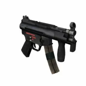 Mp5k Submachine Gun 3d model