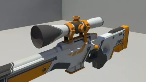 Awp Sniper Rifle 3d model Awp Sniper Rifle 3d model
