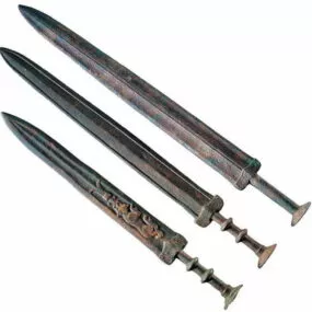 Ancient Chinese Bronze Sword 3d model