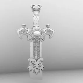 Broken Sword Blade 3d model