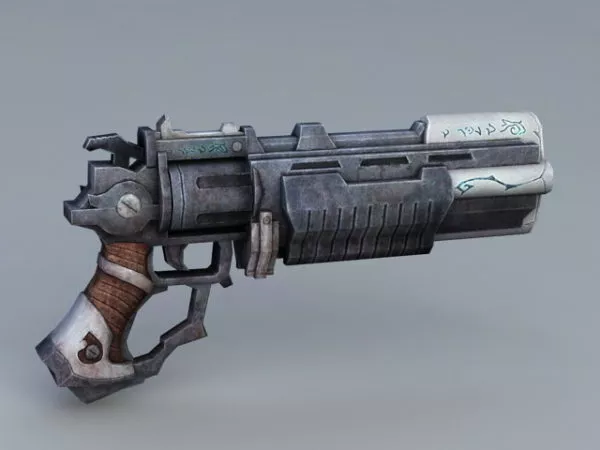 Sci Fi Pistol 3d model Sci Fi Pistol 3d model