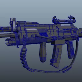 Heavy Combat Rifle 3d model
