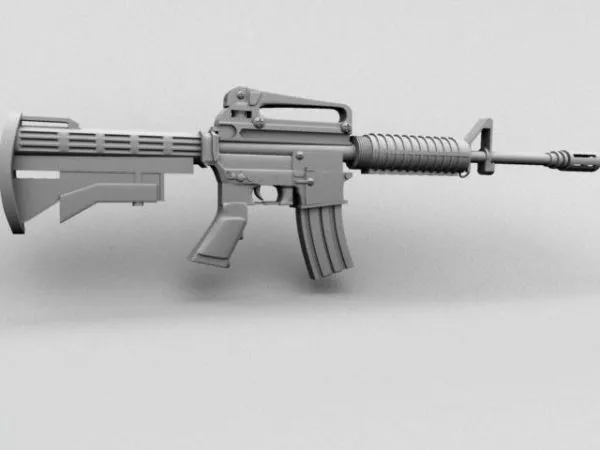 Old Colt Gun 3d model
