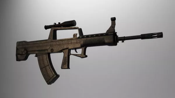 Type 95 Automatic Rifle 3d model Type 95 Automatic Rifle 3d model