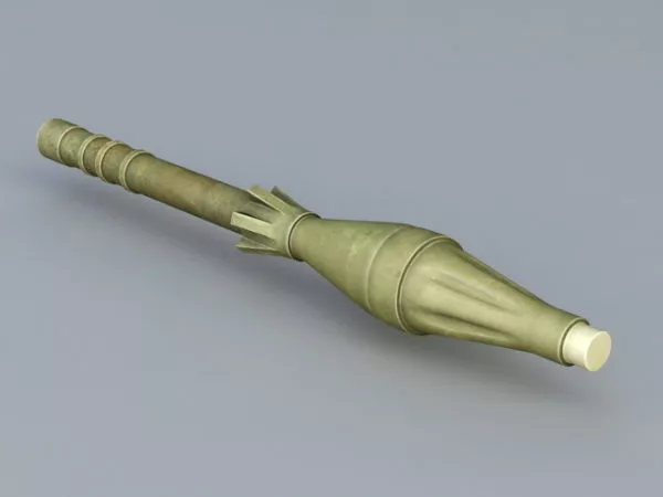 Cartoon Rocket Explorer Spaceship 3d model