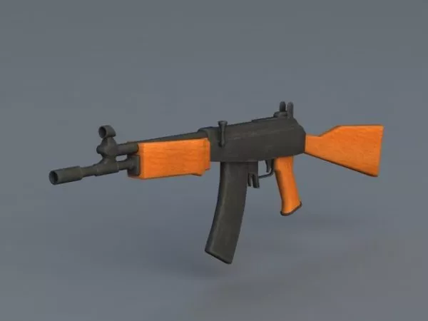 Ak-47 Assault Rifle 3d model Ak-47 Assault Rifle 3d model