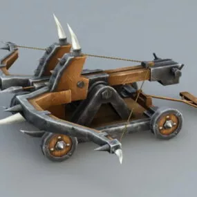 Roman Ballista Catapult 3d model