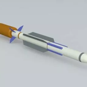 Tactical Ballistic Missile 3d model