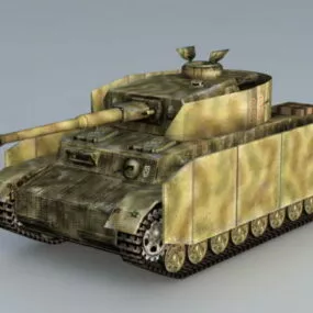 Panzer Iv German Tank 3d model