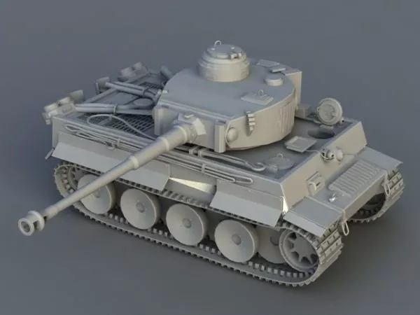 Battle Tank 3d model Battle Tank 3d model
