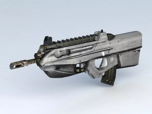 Fn F2000 Bullpup Assault Rifle 3d model Fn F2000 Bullpup Assault Rifle 3d model