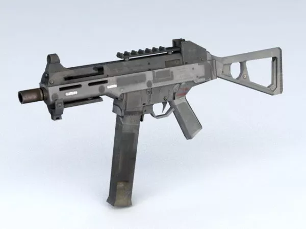 Hk Mp5 Submachine Gun 3d model Hk Mp5 Submachine Gun 3d model