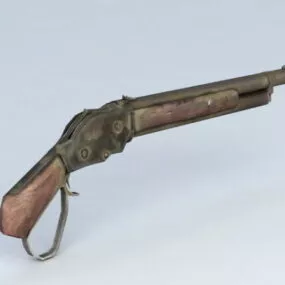 Antique Shotgun 3d model