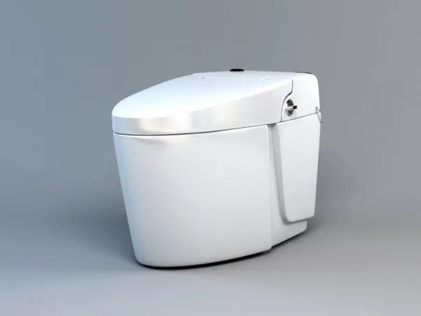 Intelligent Toilet 3d model Intelligent Toilet 3d model