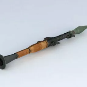 Rpg-7 Rocket Launcher 3d model