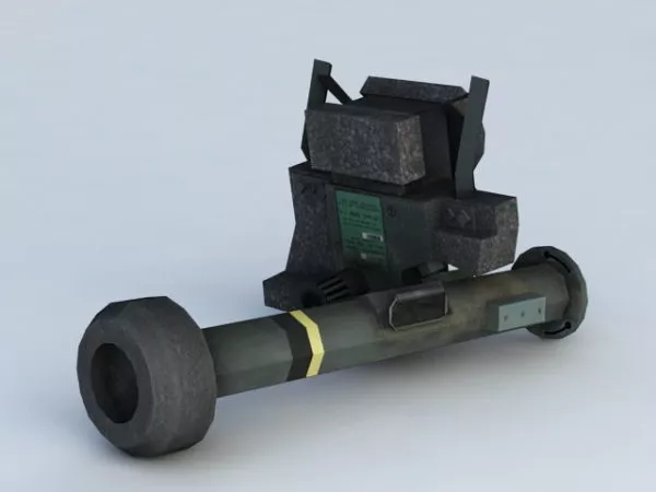 Tintin Cartoon Rocket 3d model