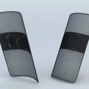 Police Swat Shield 3d model