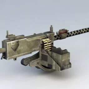 Wwii 30 Cal Machine Gun Ammo 3d model