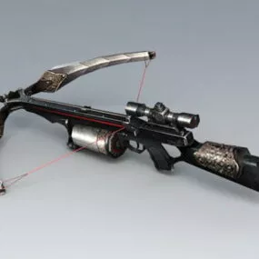 Bow Gun Weapone 3d model