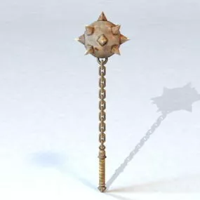 Spiked Mace 3d model