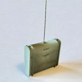 Wwii Military Walkie Talkie Radio 3d model
