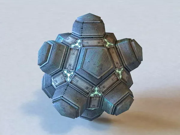 Combine Rollermine 3d model Combine Rollermine 3d model